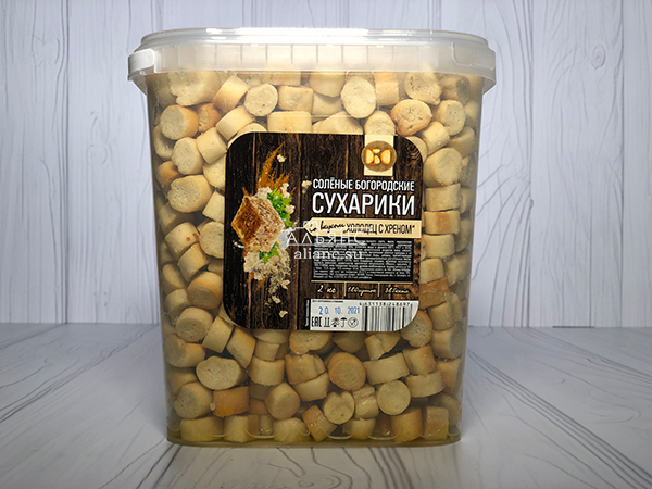 Сухарики с холодцом и хреном в Люберцах