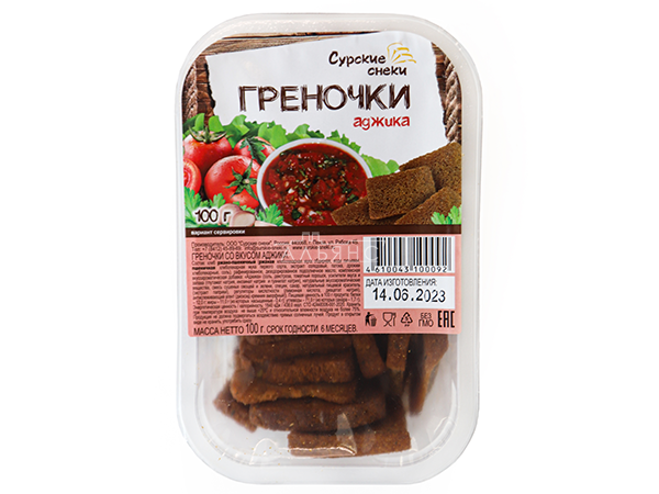 Сурские гренки с Аджикой (100 гр) в Люберцах