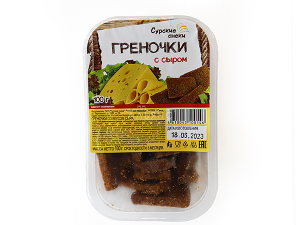 Сурские гренки со вкусом Сыра (100 гр) в Люберцах