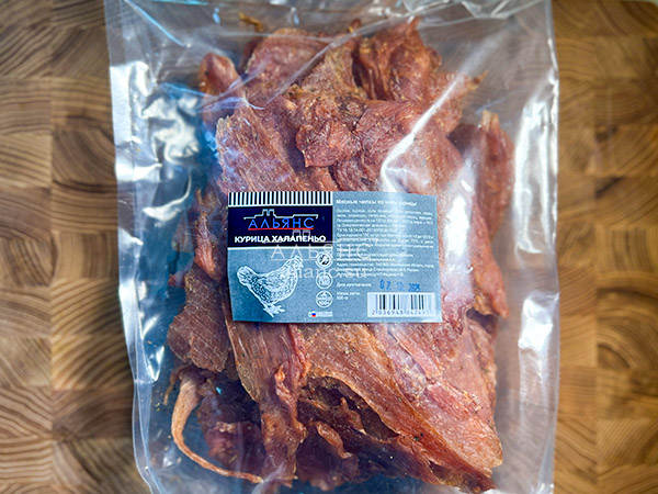 Мясо (АЛЬЯНС) вяленое курица 500гр "С халапеньо" в Люберцах