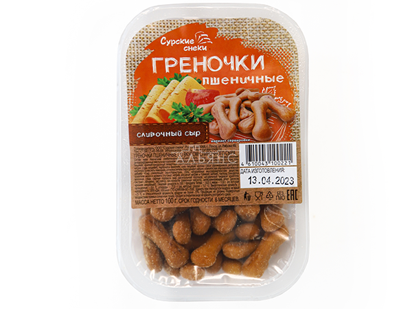 Сурские (ПШЕНИЧНЫЕ) Сливочный сыр (100 гр) в Люберцах