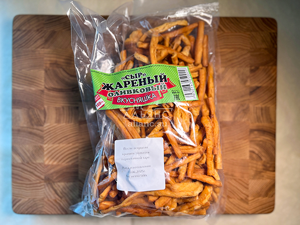 Жареный сыр "ВКУСНЯШКА" (Оливковый) 500гр. в Люберцах