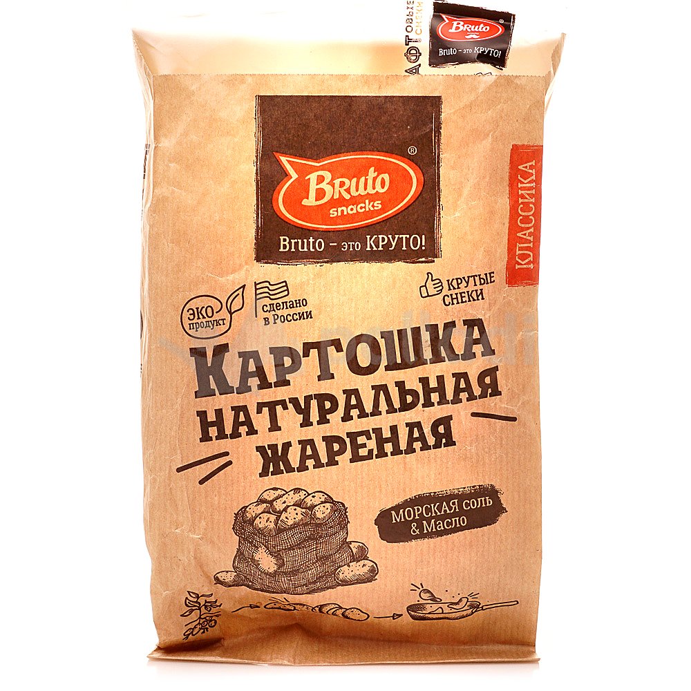 Картофель «Бруто» с солью 70 гр. в Люберцах