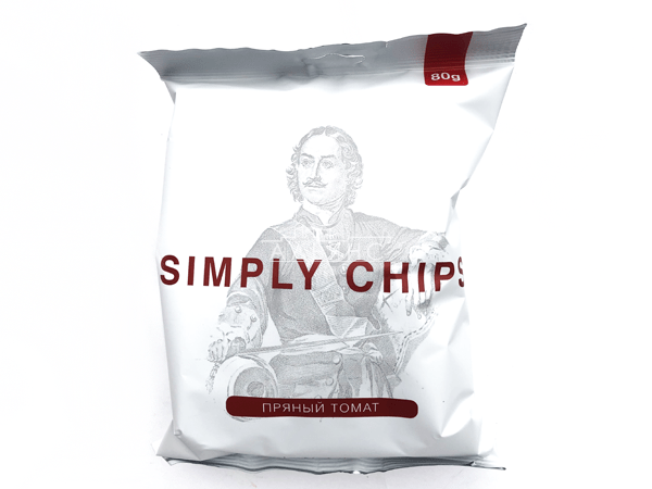Картофельные чипсы "Simple chips" Пряный томат 80 гр. в Люберцах